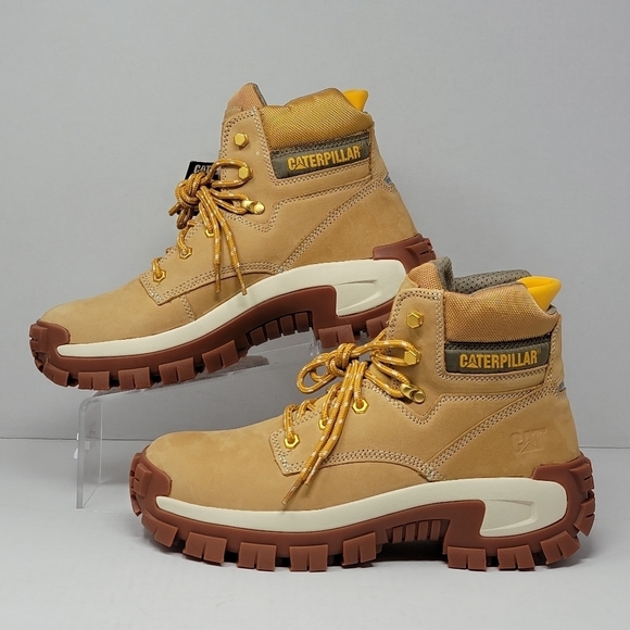 Caterpillar Men's Invader Hi Steel Toe Boots Honey Reset P91286 Size 11.5 New - Picture 3 of 12